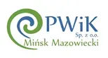 Logo firmy PWiK Sp. z o.o. z napisem Mińsk Mazowiecki.