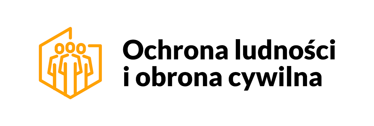 Po lewej pomarańczowy kontur sześciokąta z trzema uproszczonymi sylwetkami ludzi w środku. Po prawej duży blok czarnego, pogrubionego tekstu na białym tle.