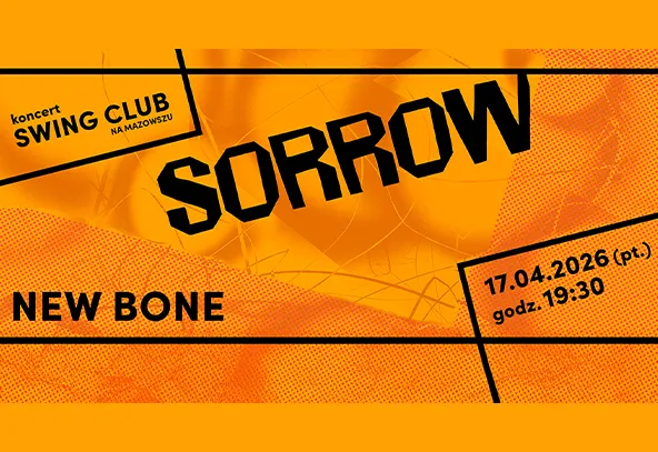 Pomarańczowe tło z ciemniejszymi plamami i rastrem punktowym. Czarne, skośne linie tworzą siatkę przez całą kompozycję. W centrum ukośnie umieszczony duży, pogrubiony czarny nagłówek. Po lewej niżej mniejszy, pogrubiony napis informujący o zespole. Po prawej czarna, ukośna ramka zawiera informacje o dacie i godzinie. Ogólny układ przypomina plakat koncertowy.