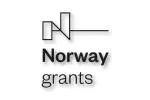 Logo programu Norway Grants z symbolem trzech połączonych prostokątów nad napisem.