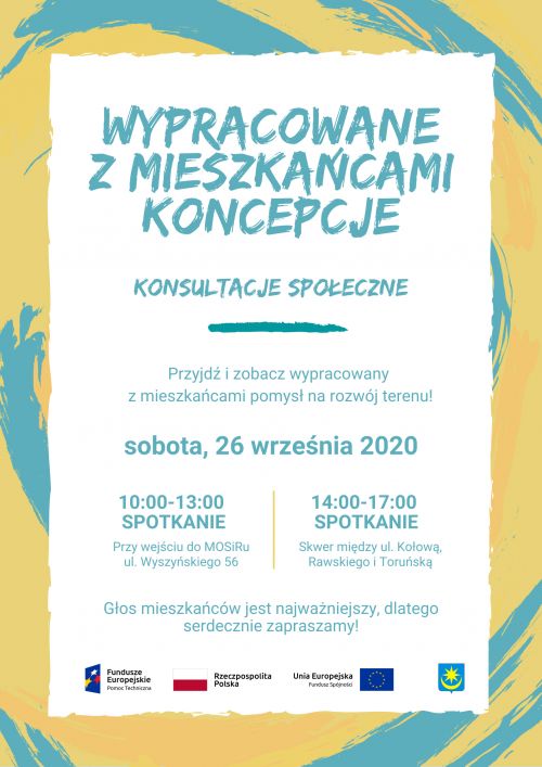 Plakat - konsultacje społeczne w ramach programu Human Smart City