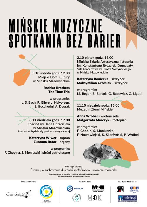 Mińskie Muzyczne Spotkania Bez Barier - plakat