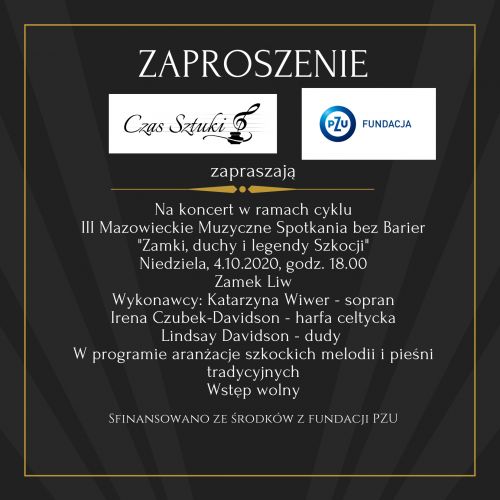 04.10 g. 19.00 - Zamek Liw - Mazowieckie Muzyczne Spotkania bez Barier