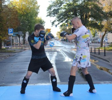 Pokaz walki zawodników KS Grappler.