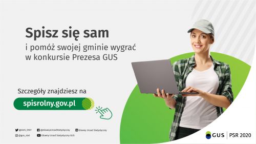 grafika z informacją o konkursie prezesa GUS
