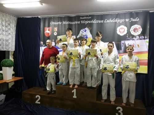 Zawodnicy Judo Kontra na zawodach