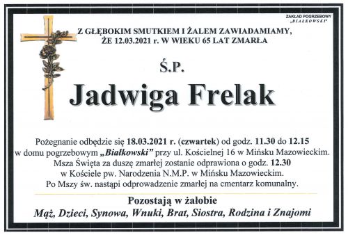 klepsydra Jadwiga Frelak