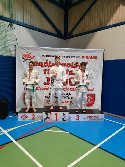 Zawodnicy Judo KONTRA na podium