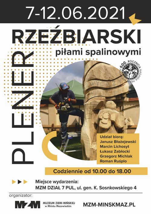 Plener rzeźbiarski - plakat