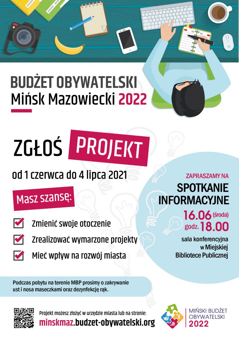 Budżet Obywatelski - spotkanie - plakat