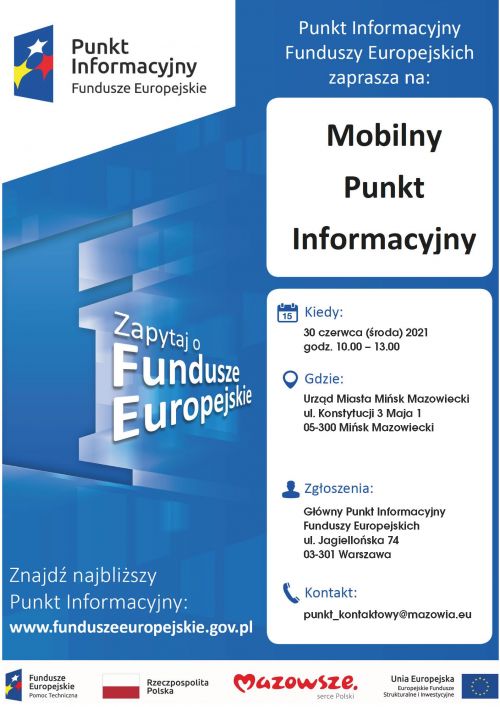 Punkt Informacyjny Funduszy Europejskich zaprasza