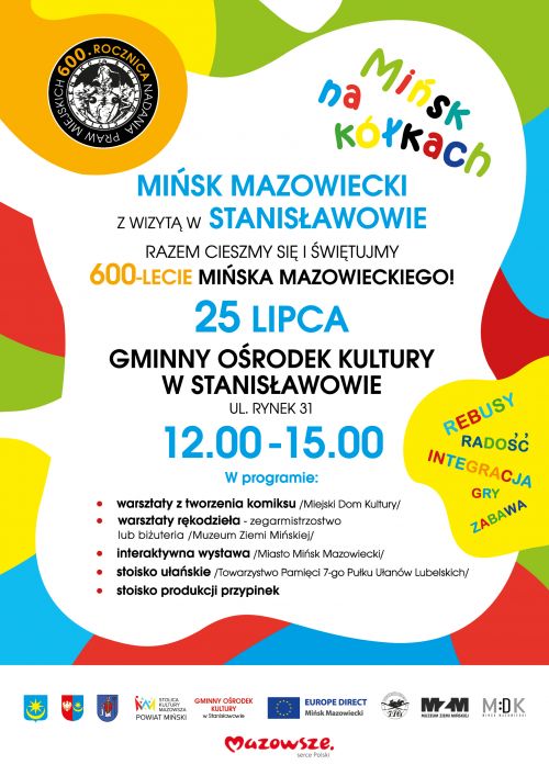Mińsk na kółkach w Stanisławowie - plakat