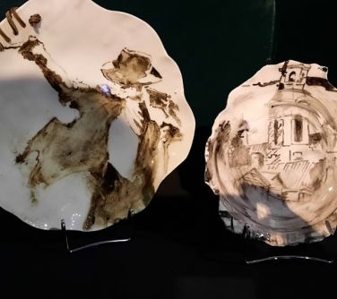 Wystawa ceramiki KAWAŁEK SEKRETU NA GLINIE IwonyTomusiak