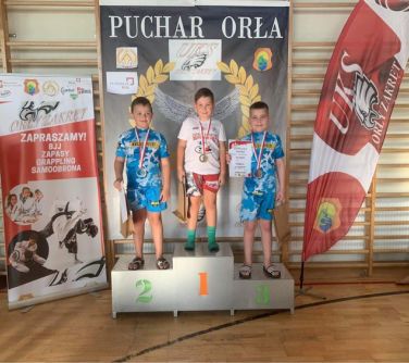 III Puchar Orła BJJ NO GI i GI  - zawodnicy na podium