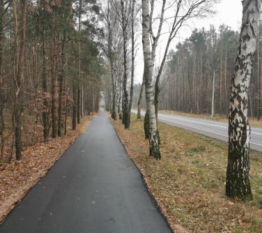 Ścieżka pieszo-rowerowa do Marianki.