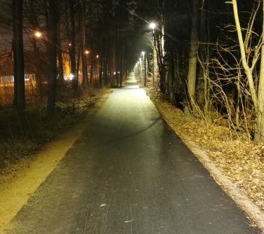 Ścieżka pieszo-rowerowa do Marianki.