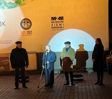 Uroczyste odsłonięcie muralu z okazji 100-lecia Pułku Lotniczego