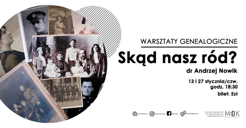 Skąd nasz ród? Warsztaty genealogiczne