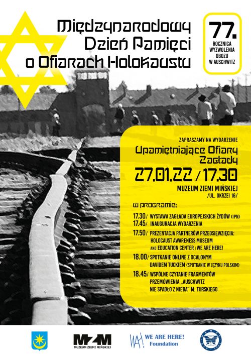 Międzynarodowy Dzień Pamięci o Ofiarach Holokaustu - plakat