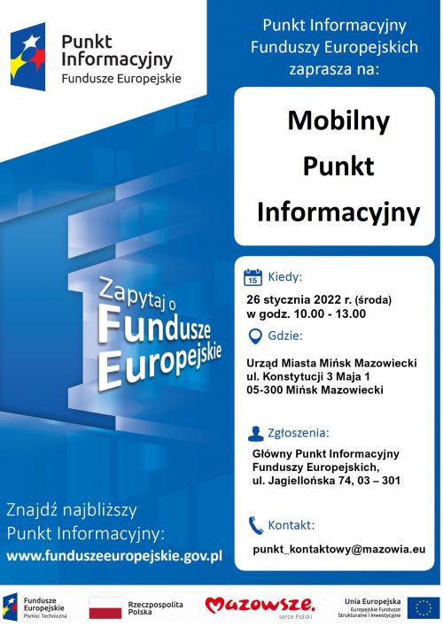 Mobilny Punkt Informacyjny w Mińsku Mazowieckim