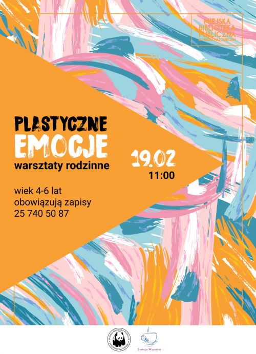 Plastyczne emocje w MBP - plakat