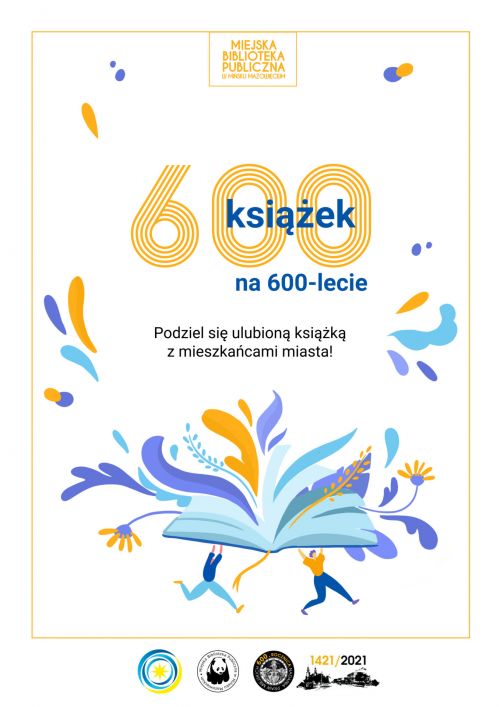 600 książek na 600-lecie - plakat