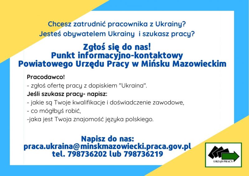 Informacje z Powiatowego Urzędu Pracy