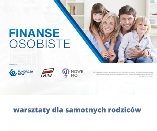 Warsztaty online "Finanse osobiste dla samotnych rodziców"