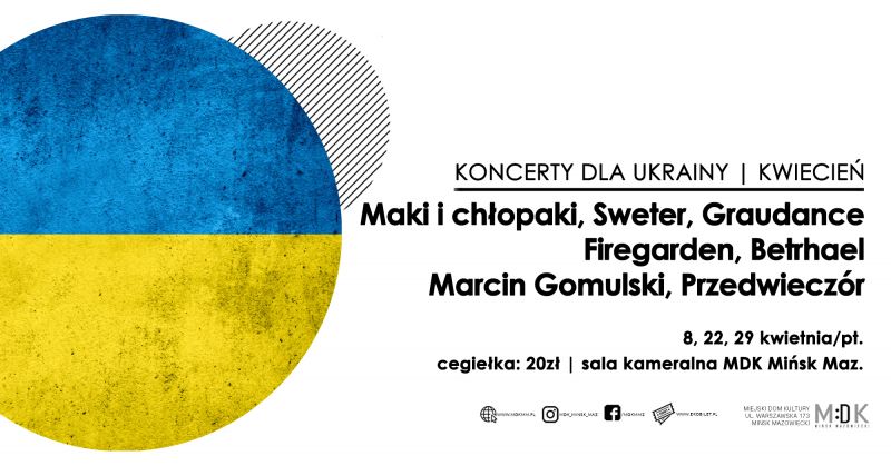 Przez cały kwiecień gramy dla Ukrainy!