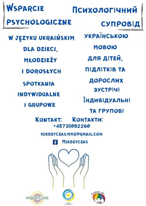 Wsparcie psychologiczne w języku ukraińskim