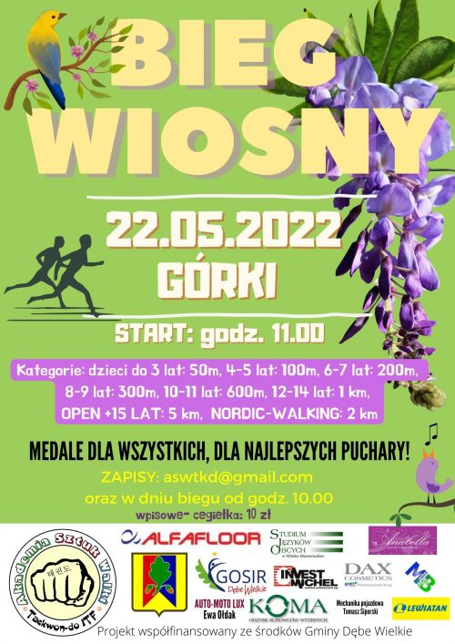 BIEG WIOSNY - 22.05.2022 - GÓRKI