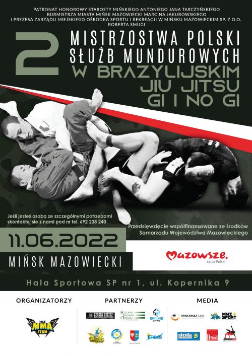 II Mistrzostwa Polski Służb Mundurowych w Brazylijskim Jiu Jitsu