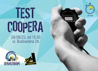 Plakat z napisem Test Coopera