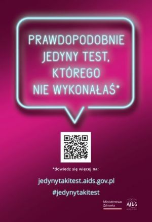 napis: prawdopodobnie jedyny test, którego nie wykonałaś na różowym tle