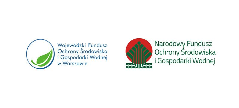 logotypy wojewódzkiego funduszu ochrony środowiska i gospodarki wodnej oraz Narodowego Funduszu Ochrony Środowiska i...