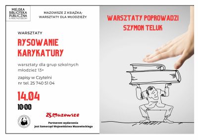 plakat z tytułem głównym wartaty rysowanie karykatury