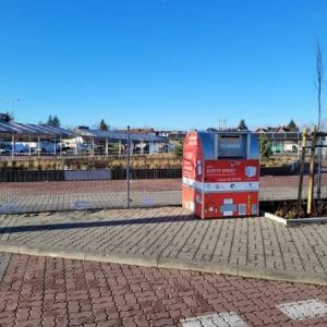 Lokalizacja czerwonych pojemników na terenie miasta Mińsk Mazowiecki