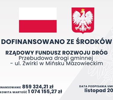 grafika informacyjna, z biało-czerwoną flagą i godłem Polski, poniżej tekst.