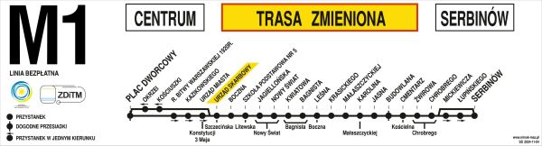 Na białym tle trasa