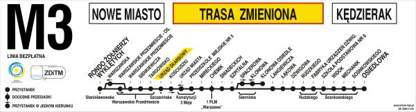 Na białym tle trasa