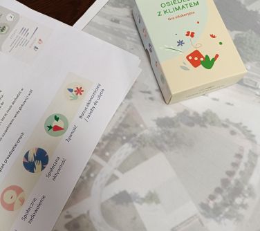 Zdjęcie zdjęcia i pudełka z grą Osiedle z klimatem