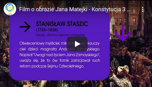 Film o obrazie Jana Matejki - Konstytucja 3 Maja 1791