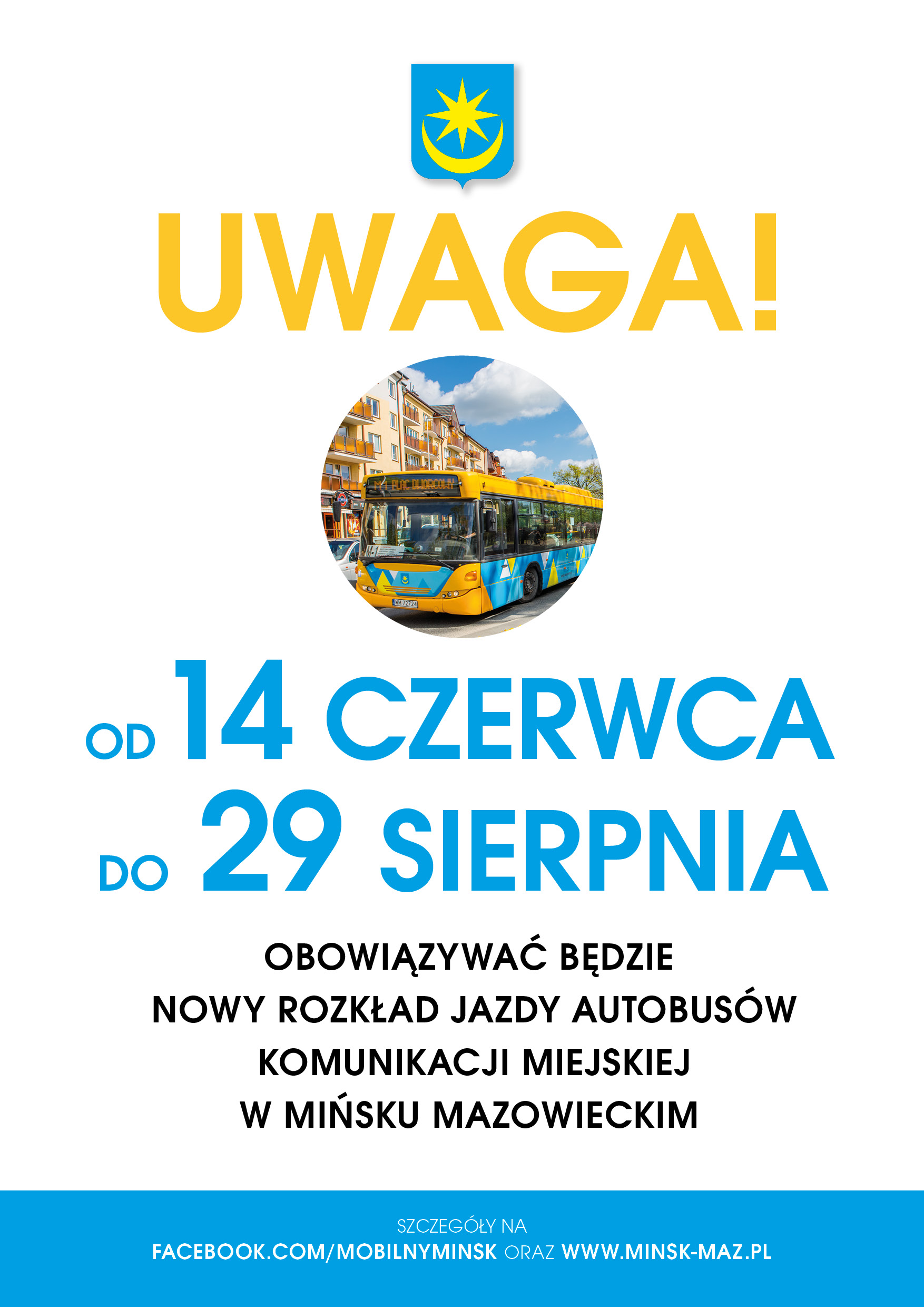 Od 14 czerwca nowe rozkłady jazdy