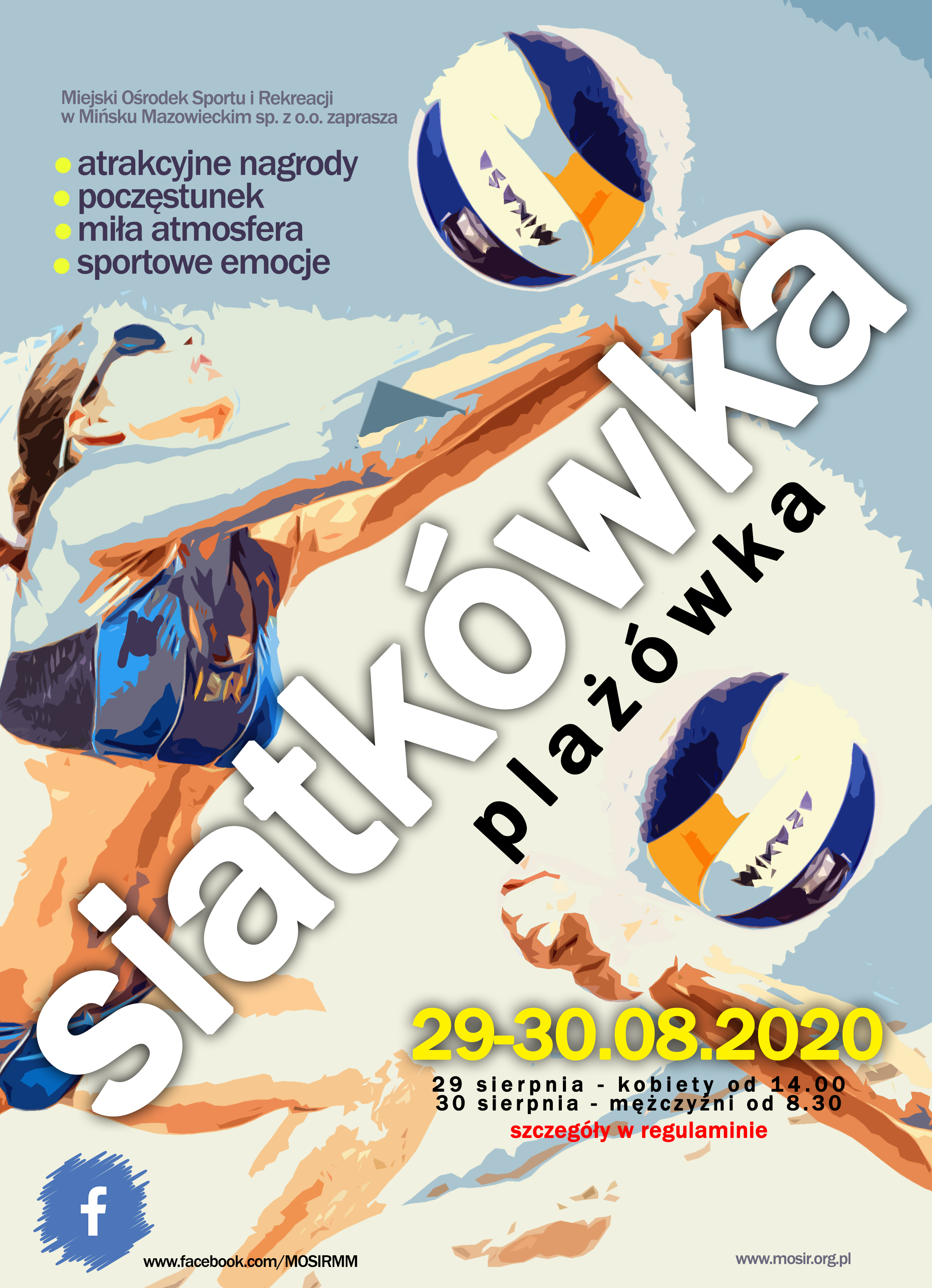 Siatkówka plażowa na stadionie MOSiR