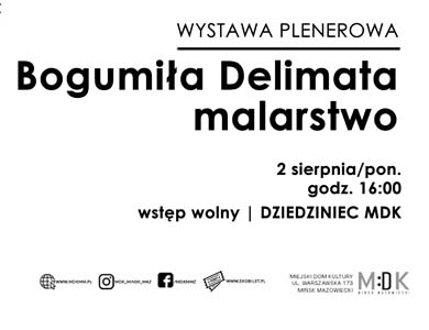 Wystawa malarstwa Bogumiły Delimaty - MDK