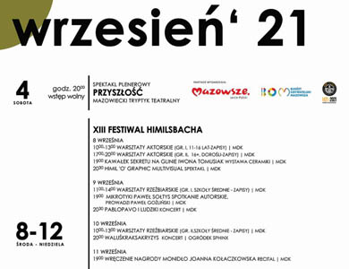 Imprezy w MDK - wrzesień 2021