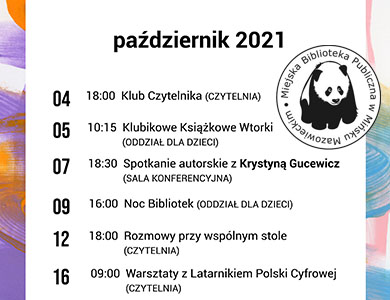 Październik w Miejskiej Bibliotece Publicznej