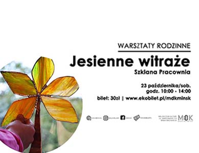 Jesienne witraże - warsztaty rodzinne