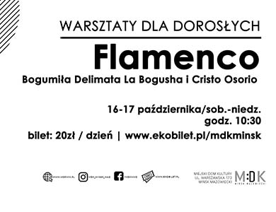 Warsztaty tańca flamenco w MDK