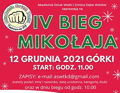 IV Bieg Mikołaja 12.12.2021